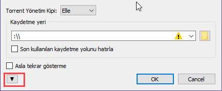 uTorrent in Dosya Parçacıkları Sırayla İndirme