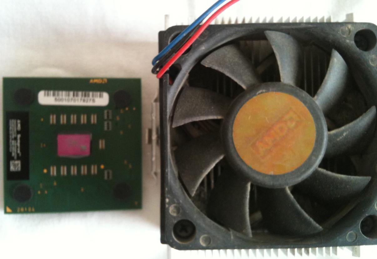  AMD SEMPRON 2200+ CPU VE SOĞUTUCU FAN