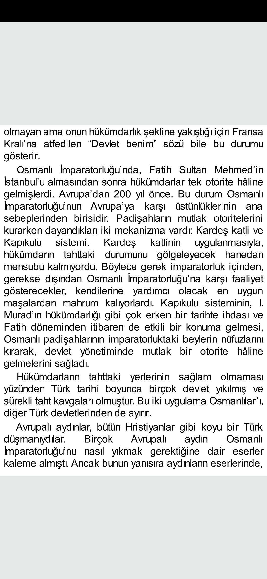 Osmanlılar'ın Avrupa'ya Üstünlük Sebepleri