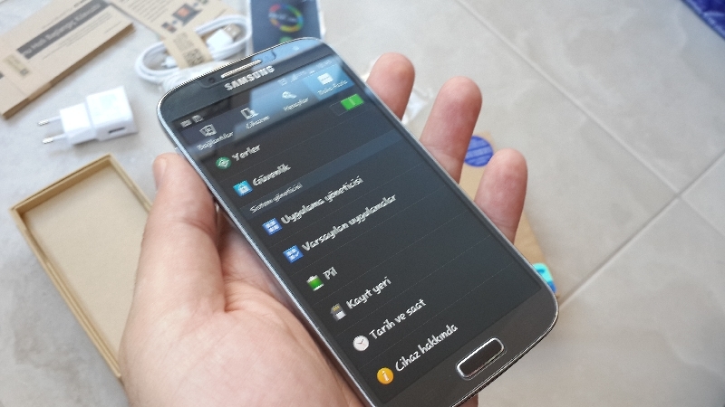  SATILMIŞTIR - SAMSUNG S4 - GARANTİLİ - ÇOK TEMİZ