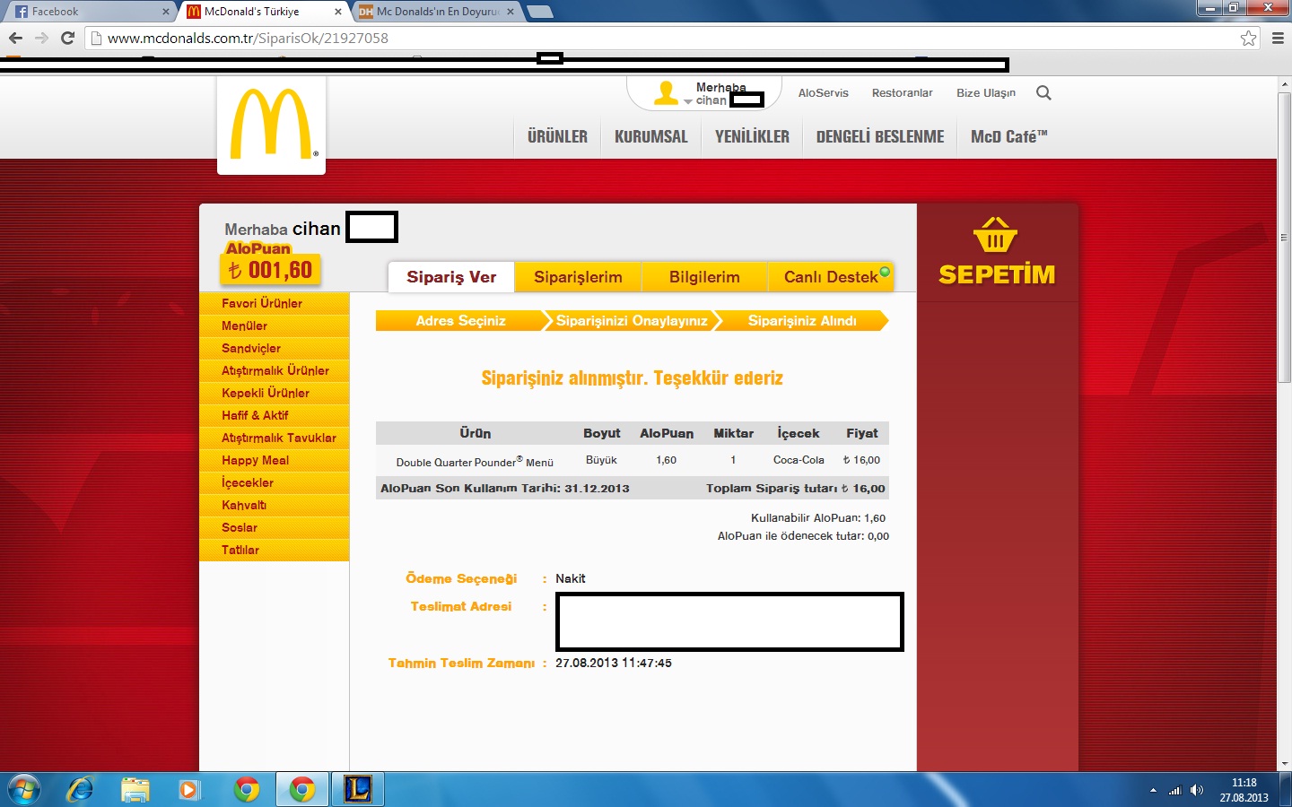  Mc Donalds'ın En Doyurucu Menüsü Limit Sınırsız