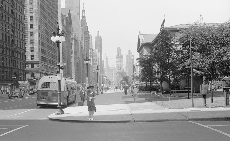 Bir Zamanlar Chicago (1940 yılı Chicago Fotoğrafları)