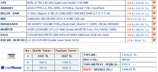  2500 tl bütçe ile toplamak istediğim sistem hakkında fikirlerinizi alabilir miyim?