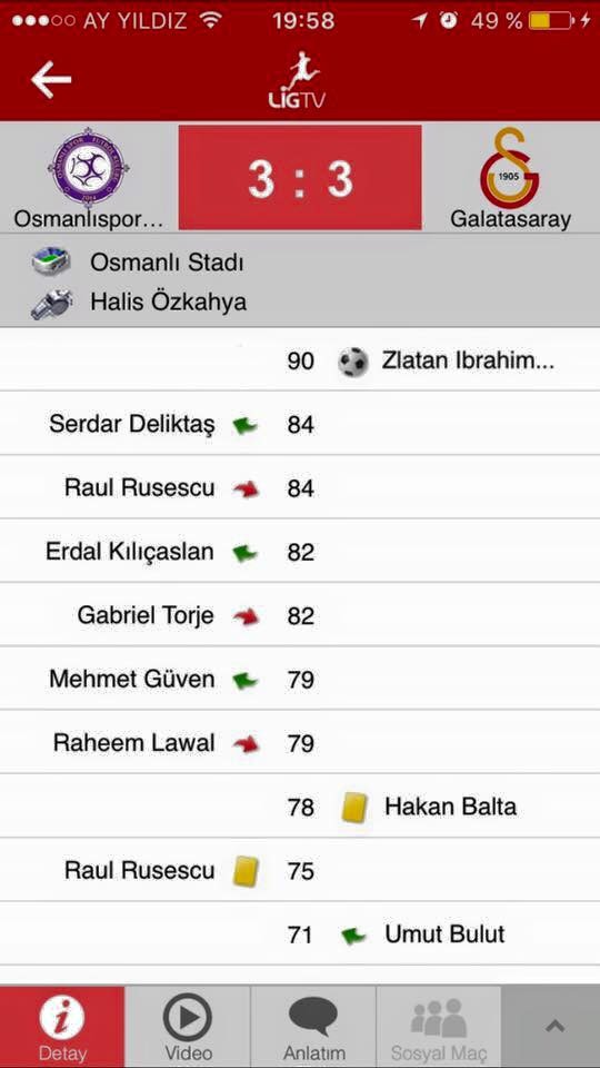  STSL 19. Hafta | Osmanlıspor FK - Galatasaray | 23 Ocak Cumartesi, 19.00