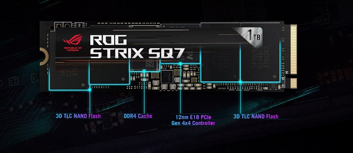 Asus ROG Strix SQ7 SSD modeli tanıtıldı