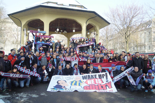  14.02 tarihli Zürih eyleminden kareler