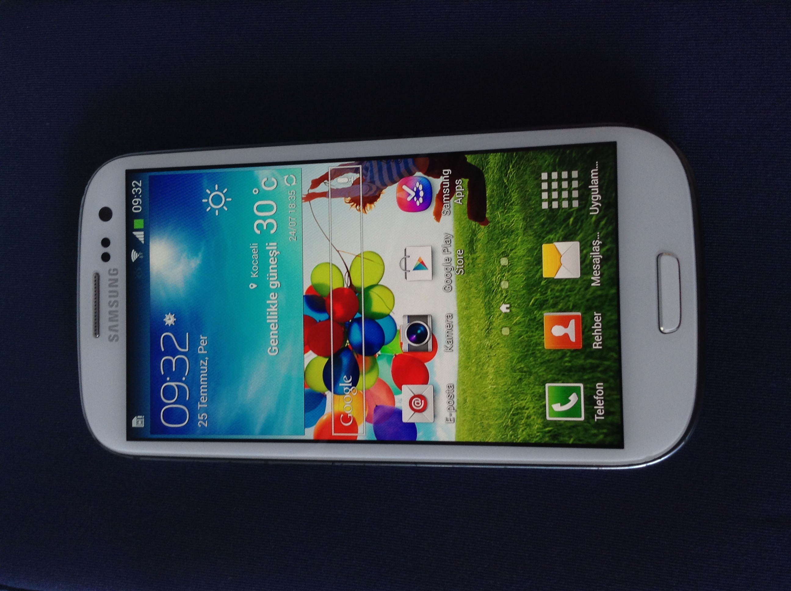  Galaxy s3 kutulu apartlı beyaz 600 tl