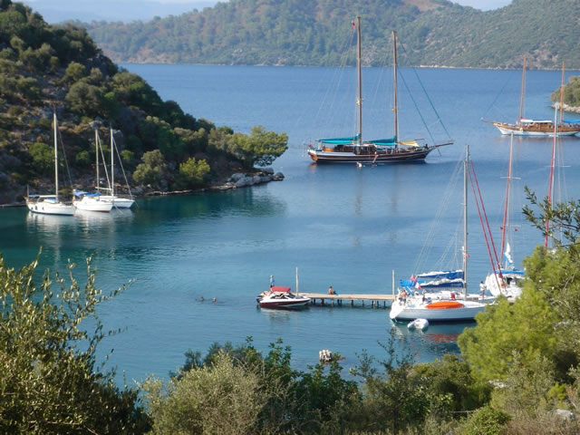  Göcek resimleri, Göcek koyları ve mavi yolculuk