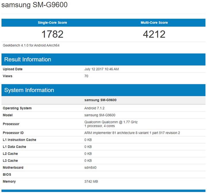 Snapdragon 840'lı ucuz Galaxy S8 Lite yolda
