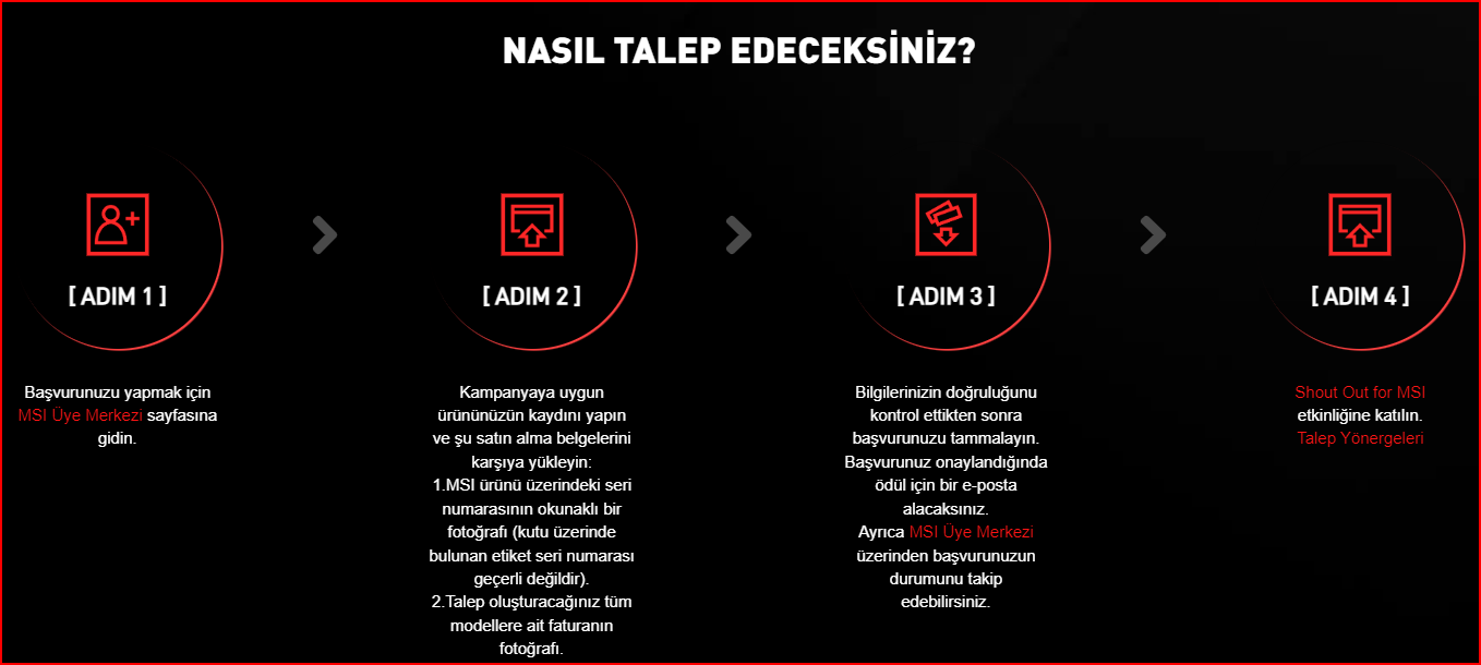 MSI PC Kasası + Güç Kaynağı Alanlara 650TL değerinde Steam kodu Hediyesi!