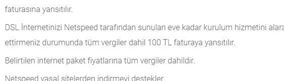 Netspeed Rezilliği - Uzak durun