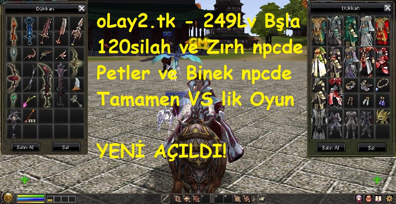  Olay2.tk/249LvBaşla-120Silahlar Zırhlar Npcde/EDITSIZ/YENİ AÇILDI