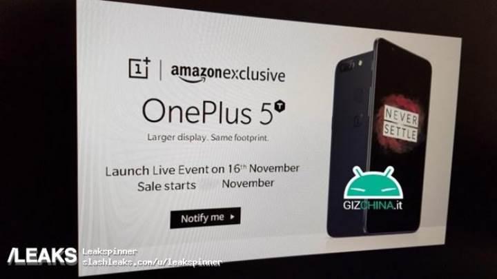 OnePlus 5T'nin prototipine ait görüntüler ortaya çıktı