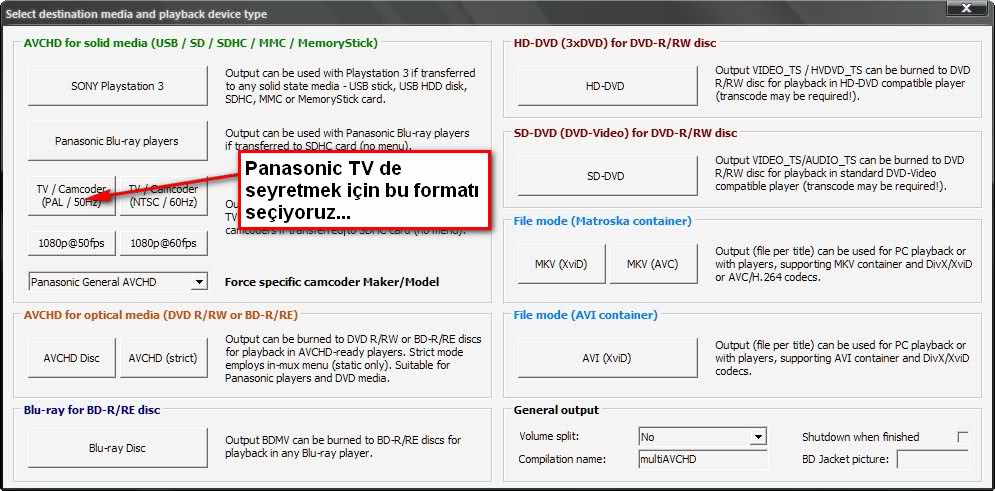  Panasonic Viera TV için SD Karttan film izleme (Resimli Konu)