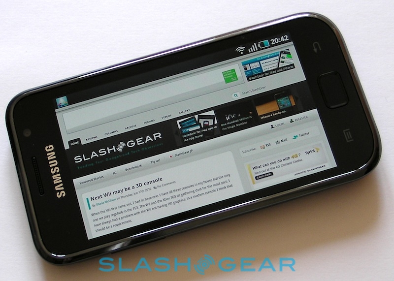  SAMSUNG GALAXY S İNCELEME:ANDROİD 2.1/1 GHZ/5MP  720P/802.11N/4'' S-AMOLED