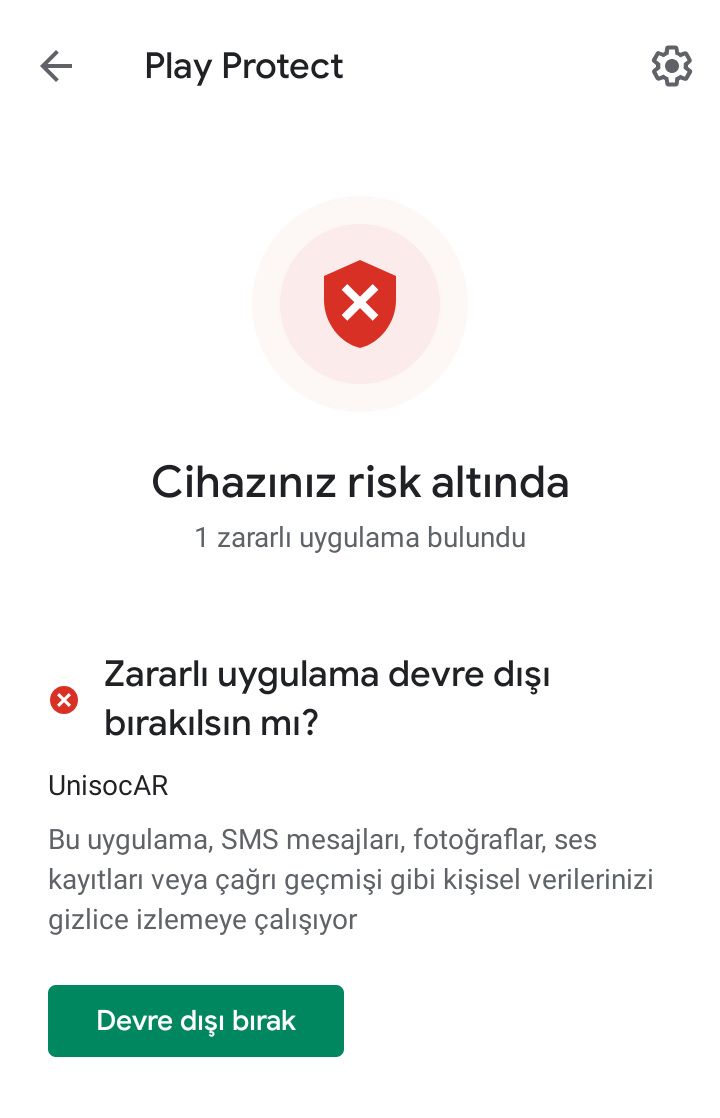 UnisocAR uygulaması