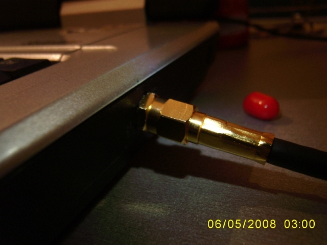  Dizüstü bilgisayara Pigtail ve 9Db'lik anten montajı - Resimli
