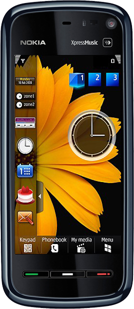  5800 Ev ekranı uygulamaları (Samsung i8910HD Home Screen + Widgetizer)