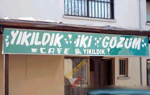  İşyeri Açacaksan Böyle İsim Koyacaksın :)