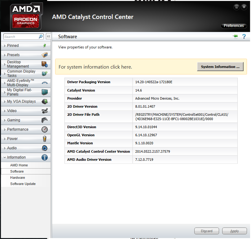  AMD Catalyst bazı ayarları gözükmüyor