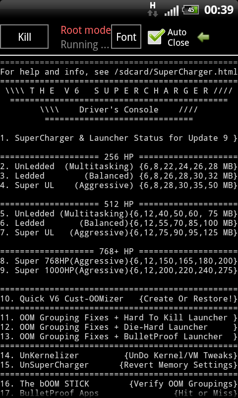  Android'de boş ram miktarını arttırma (XDA - SuperCharger V6 )