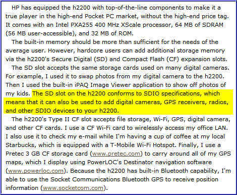  Pretec SD Wireless card