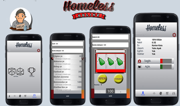 Homeless Online: Text tabanlı türk yapımı online oyun!