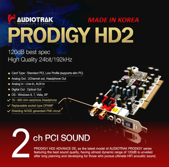  Audiotrak Prodigy HD2 Advance DE