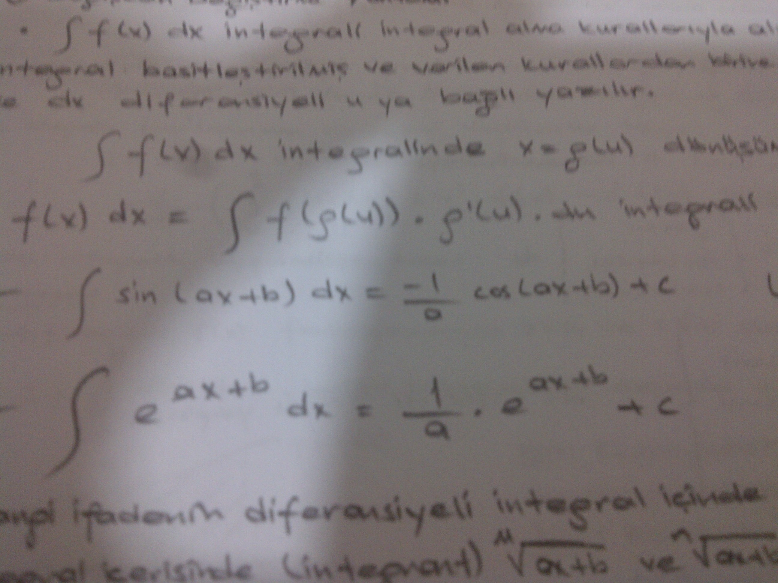  İntegral sorusu