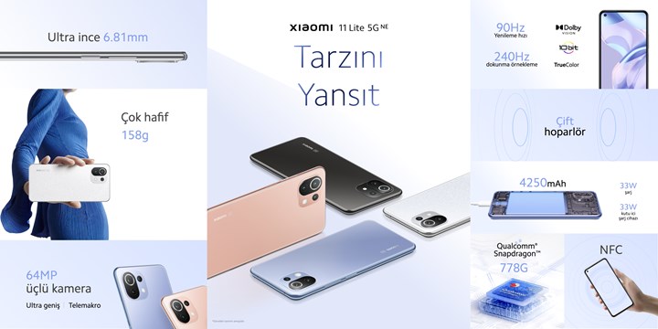 Xiaomi 11T, 11T Pro ve 11 Lite 5G NE modellerinin Türkiye fiyatı açıklandı