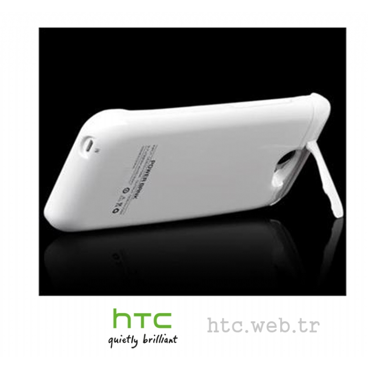  HTC One X 2200mAh Güç Bankası Harici Yedekleme Pil Şarj Kapak