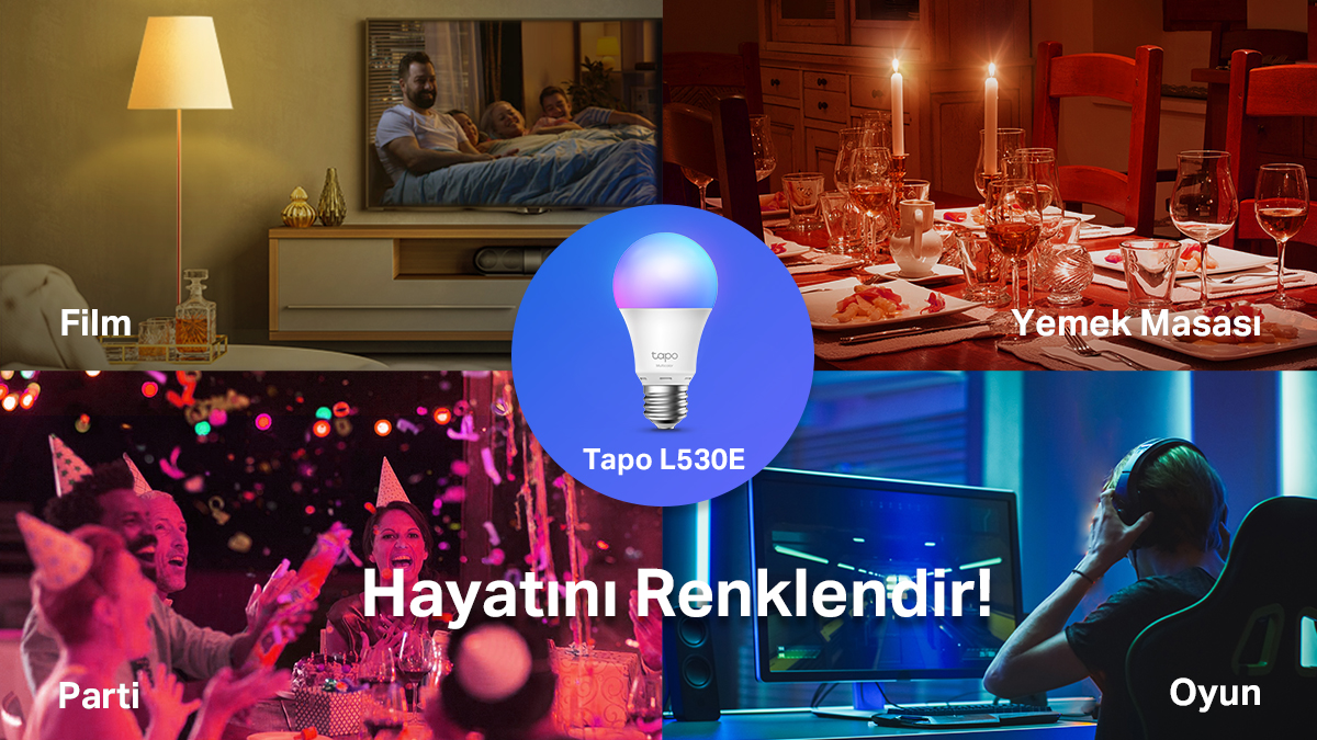 Tapo’nun Renkli Akıllı Ampulü Türkiye’de!