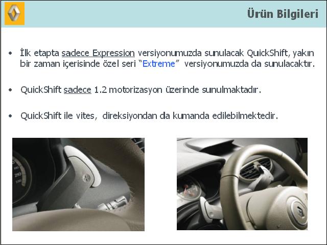  Clio III 1.2 16V Quickshift geldi