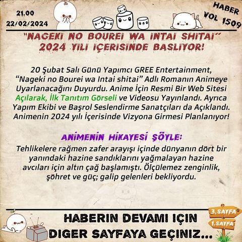 Animeli Günler Haber (AnimeSeverler)📰