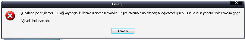  Laptıp um ile masaüstü bilgisayarım arasında kablolu ağ kuramıyorum