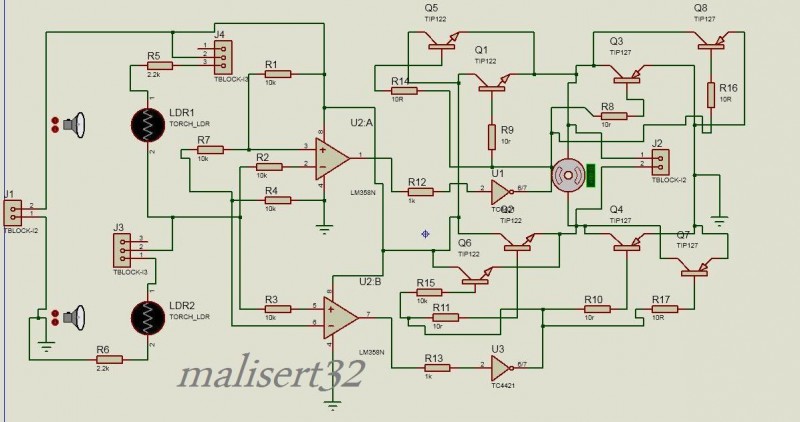  LDR ve LM358 ile motor kontrolü?