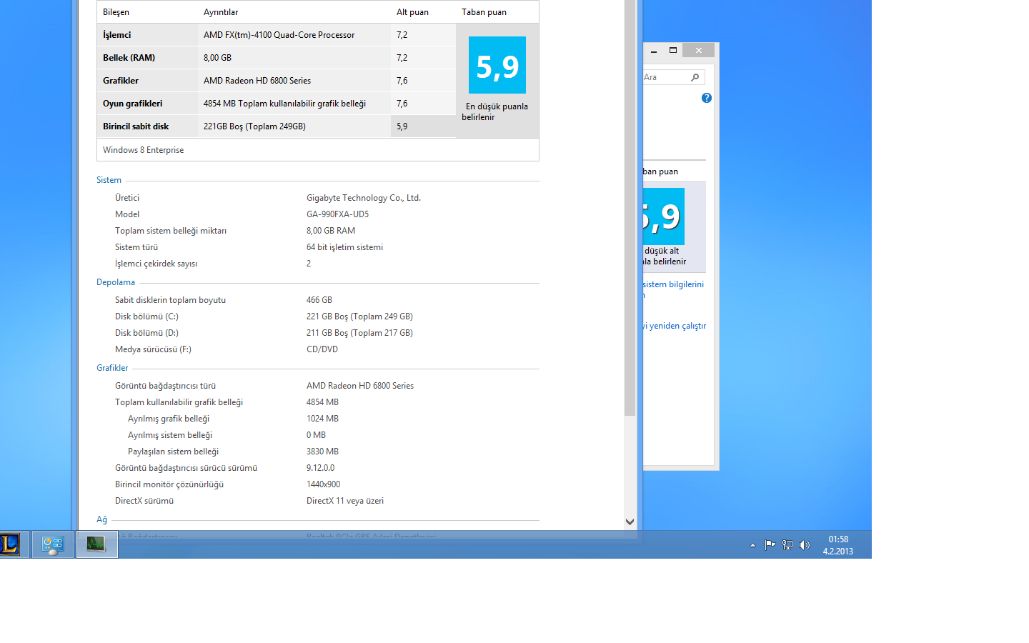  Windows 7 ultimate işlemci sorunu ?