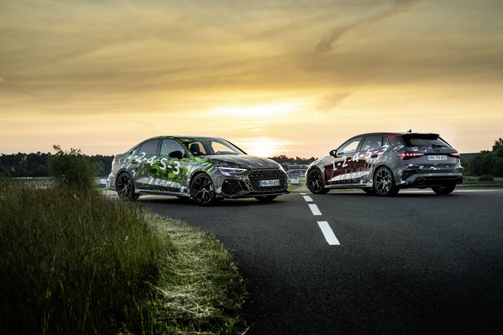 Yeni 2022 Audi RS3'ün teknik detayları paylaşıldı