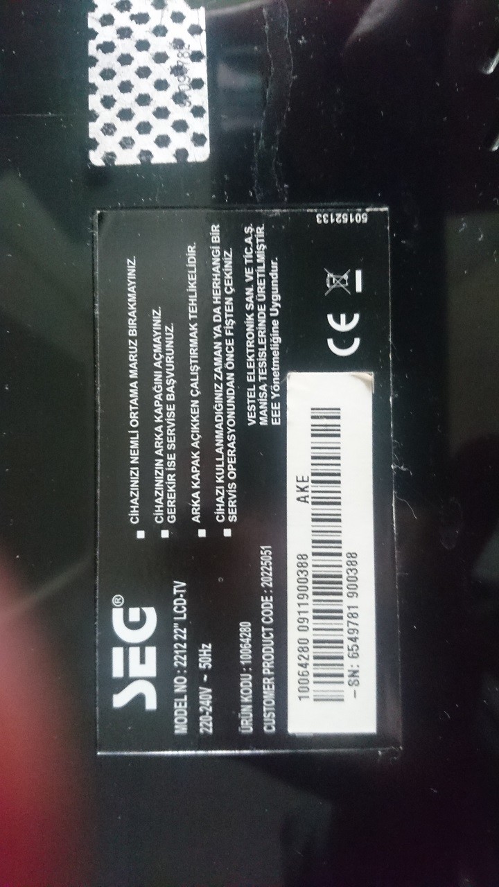 Seg 2212 56 Cm Arizali Hd Ready Lcd Tv Donanimhaber Forum