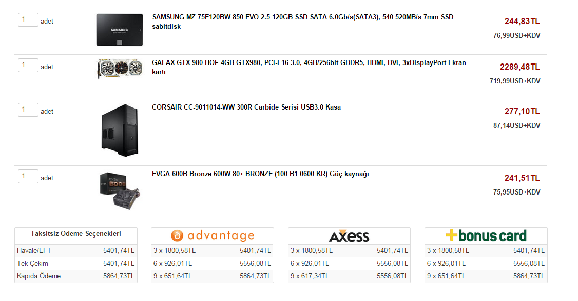  Nvidia ekran kartı ve Oyun pc si