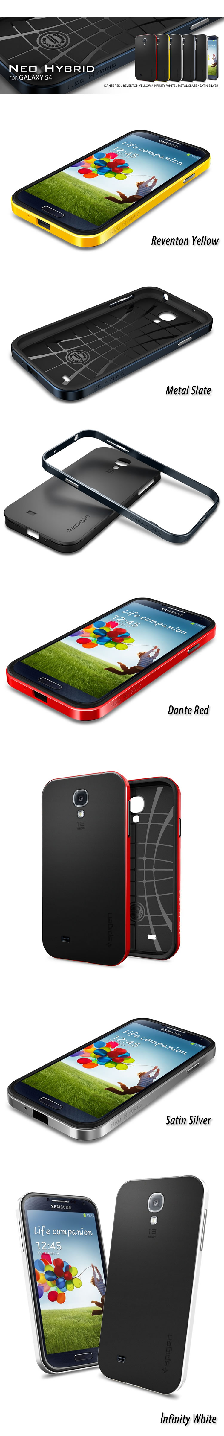  GALAXY S4 SPİGEN SGP CASE NEO HYBRİD KILIF