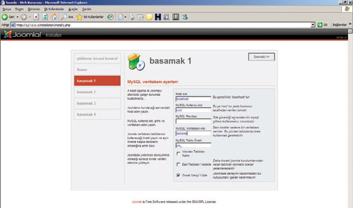  LocalHost da Joomla KUrmak Bakın ARkadşlar Öğrenin