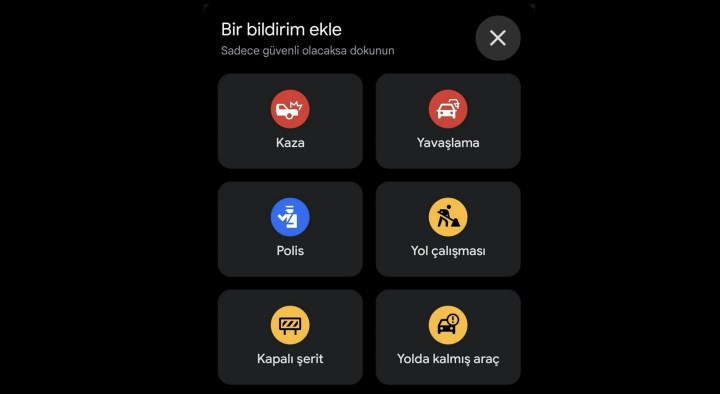 Google Haritalarda radar ve polis çevirmeleri nasıl bulunur?