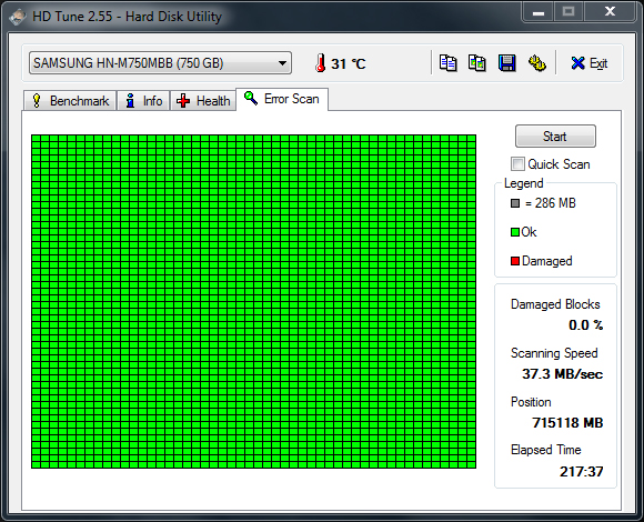  Satılık 2,5-inch sabit diskler, 2 adet (750GB ve 320GB).