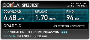  3G MOBİL MODEM HIZ TESTLERİ << ANA BAŞLIK