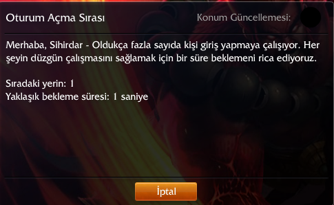  LOL Sunucu/Server Durum Konusu