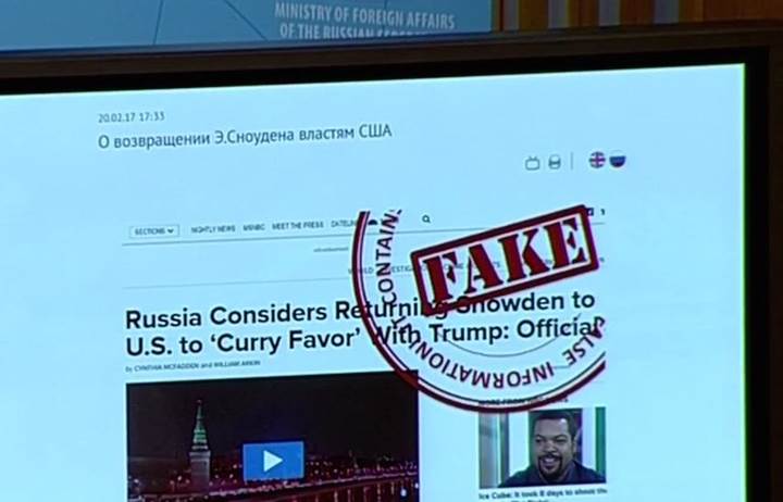 Rusya Dışişleri Bakanlığı, yalan haberleri ifşa edecek
