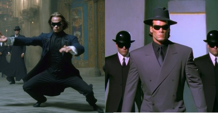 Yapay zekâ bunu da yaptı: Matrix filmini 1980 yılına uyarladı