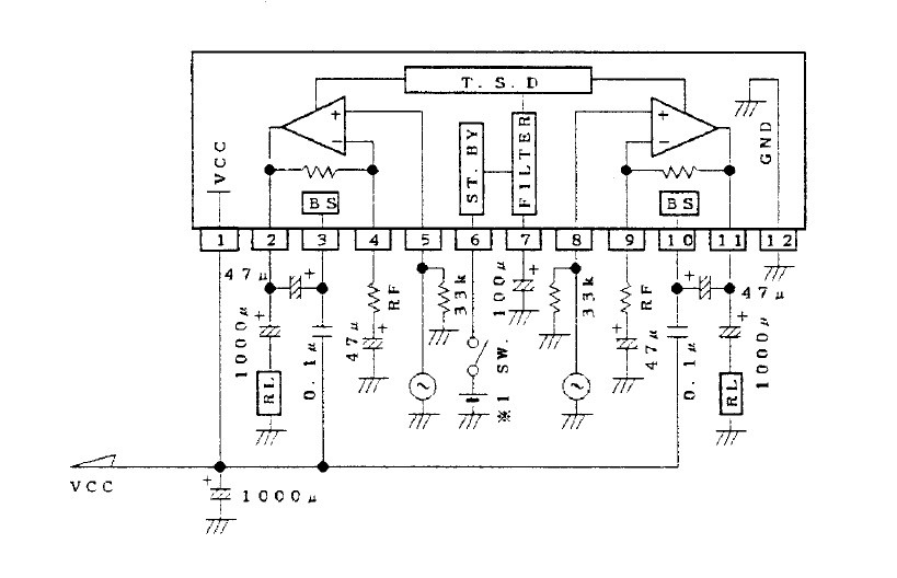 Ba6109 схема включения