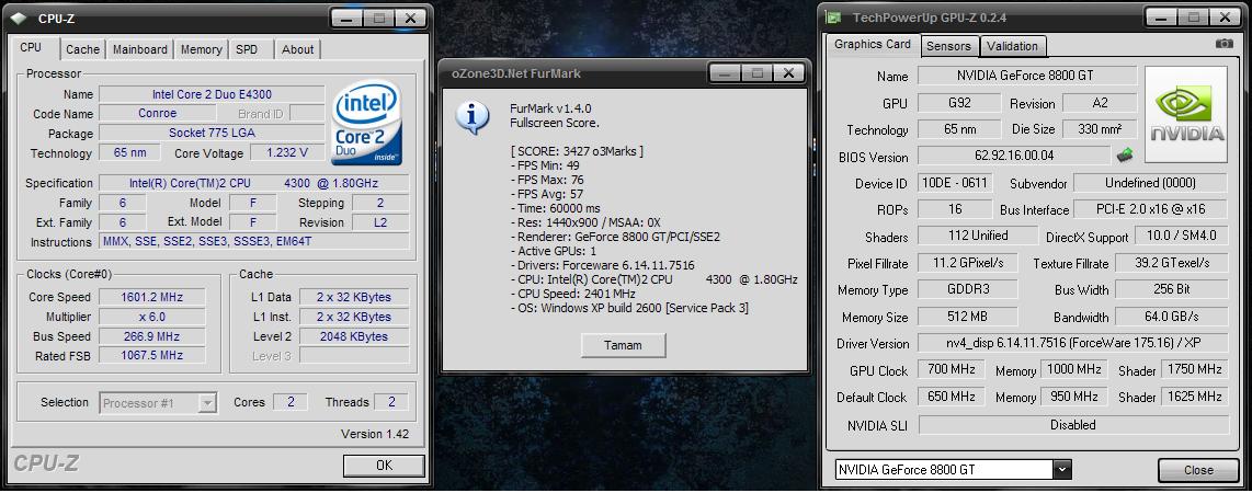  ## OpenGL Testi FurMark Güncellendi ##